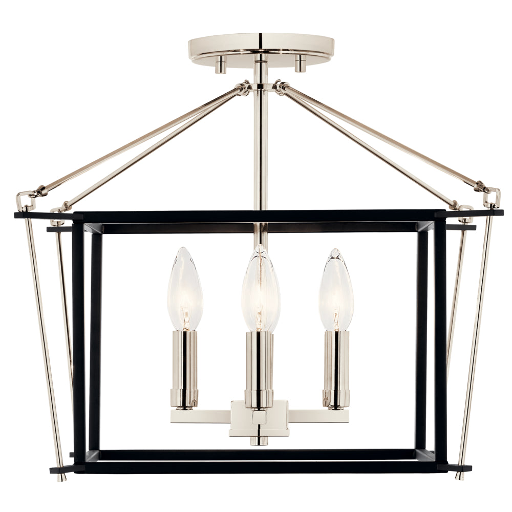 KICHLER, EISLEY CEILING LIGHTS, SEMI FLUSH MOUNT LIGHT