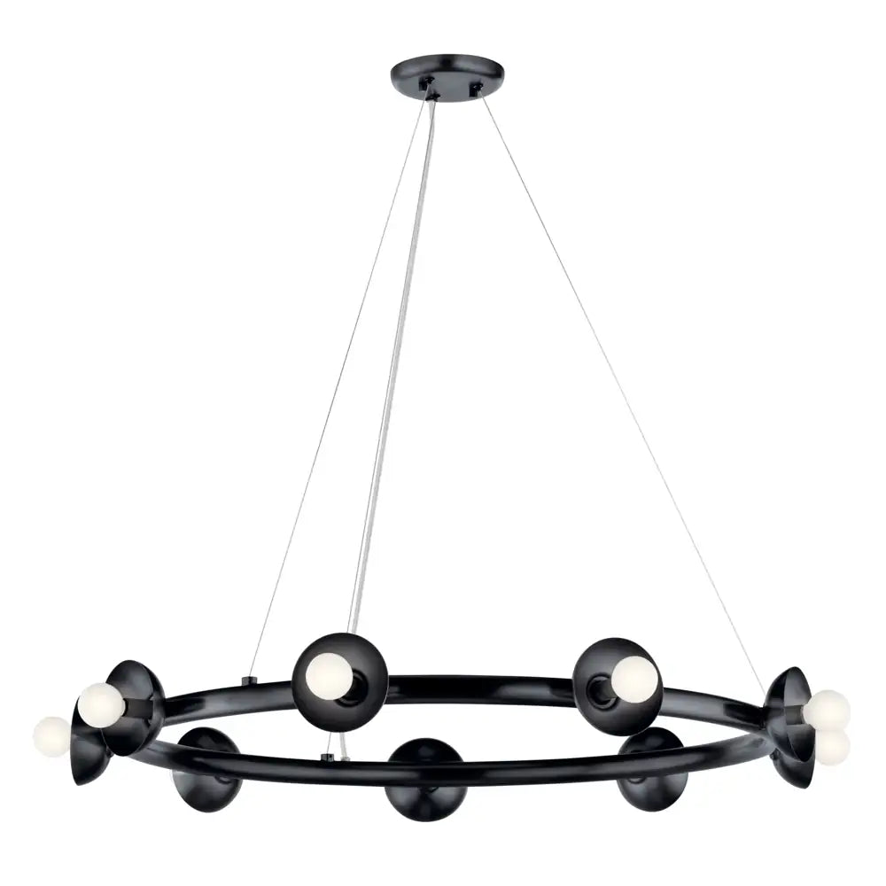 KICHLER, PALTA CHANDELIER, LINEAR LIGHT