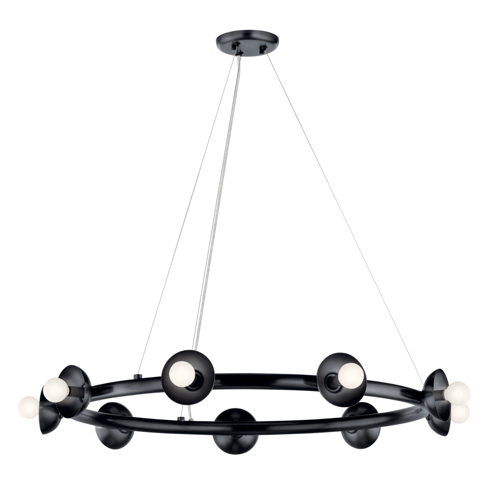 KICHLER, PALTA CHANDELIER, LINEAR LIGHT