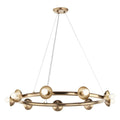 KICHLER, PALTA CHANDELIER, LINEAR LIGHT