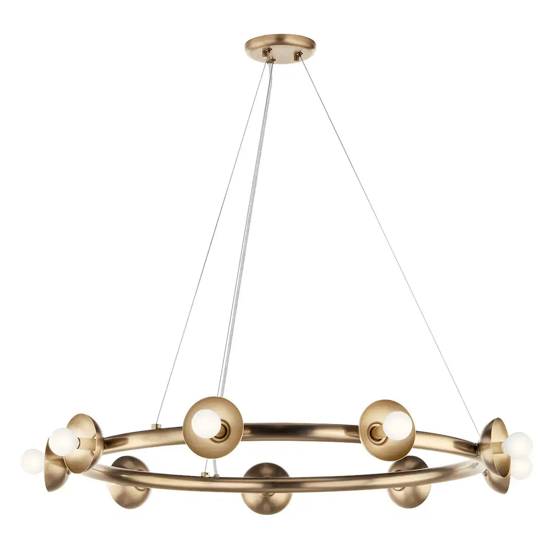 KICHLER, PALTA CHANDELIER, LINEAR LIGHT