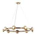 KICHLER, PALTA CHANDELIER, LINEAR LIGHT