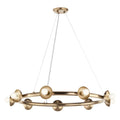 KICHLER, PALTA CHANDELIER, LINEAR LIGHT