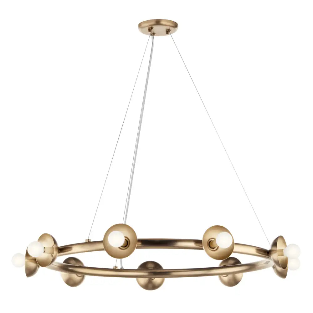 KICHLER, PALTA CHANDELIER, LINEAR LIGHT