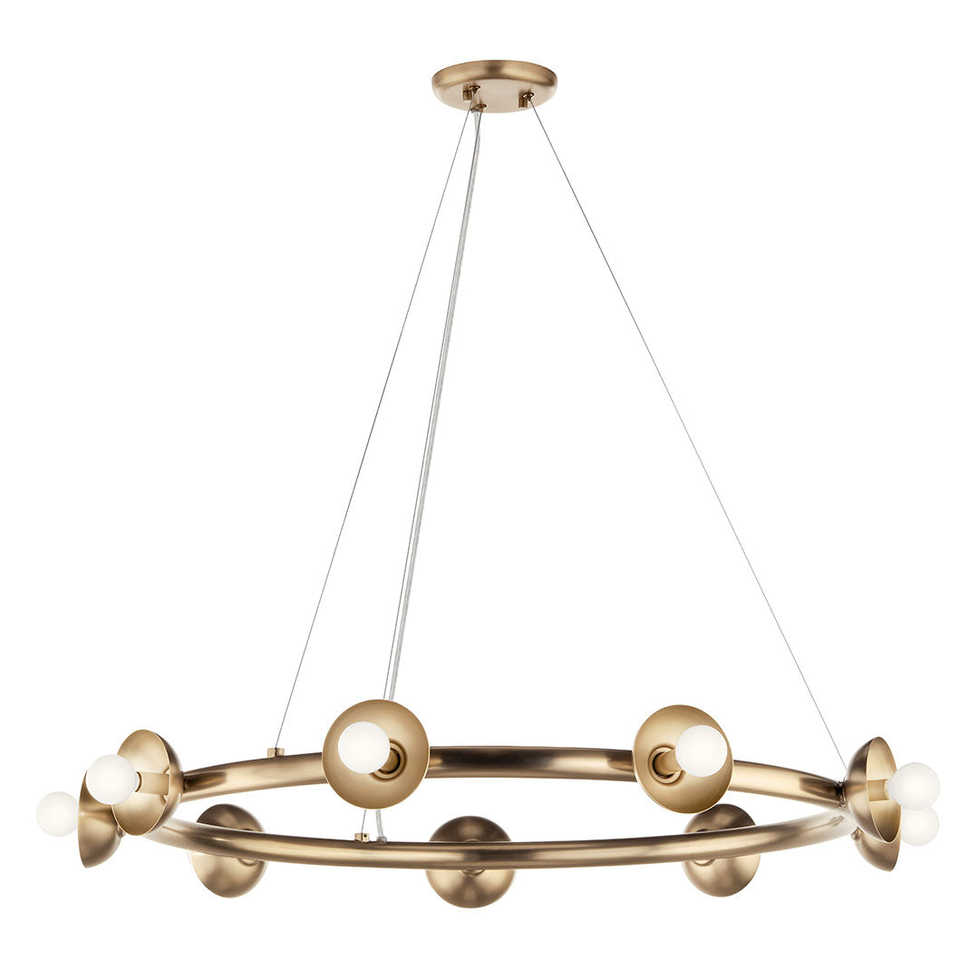 KICHLER, PALTA CHANDELIER, LINEAR LIGHT