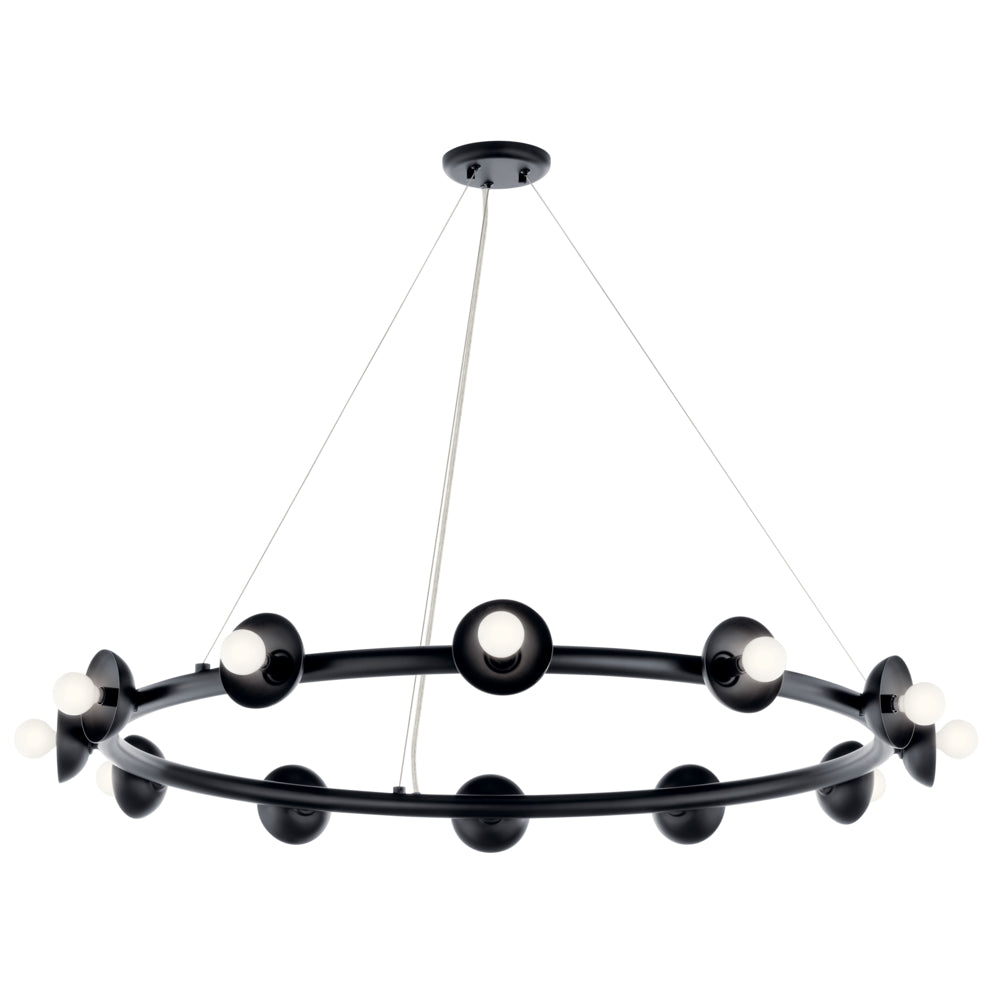 KICHLER, PALTA CHANDELIER, LINEAR LIGHT