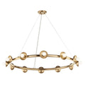 KICHLER, PALTA CHANDELIER, LINEAR LIGHT