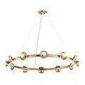 KICHLER, PALTA CHANDELIER, LINEAR LIGHT