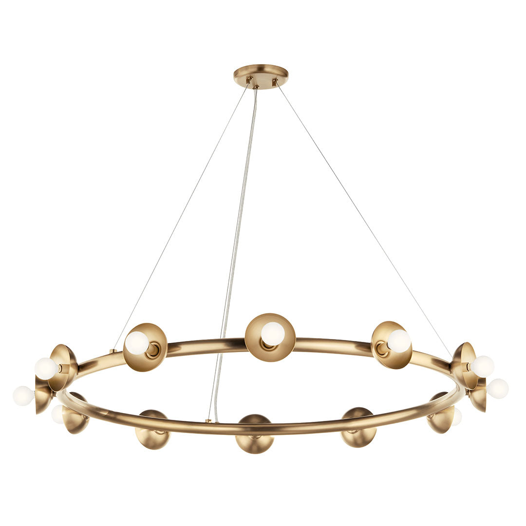 KICHLER, PALTA CHANDELIER, LINEAR LIGHT