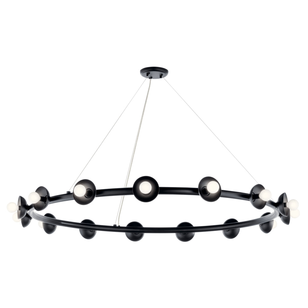 KICHLER, PALTA CHANDELIER, LINEAR LIGHT