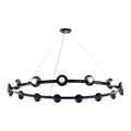 KICHLER, PALTA CHANDELIER, LINEAR LIGHT