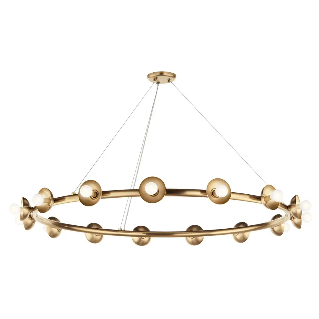 KICHLER, PALTA CHANDELIER, LINEAR LIGHT