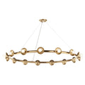 KICHLER, PALTA CHANDELIER, LINEAR LIGHT