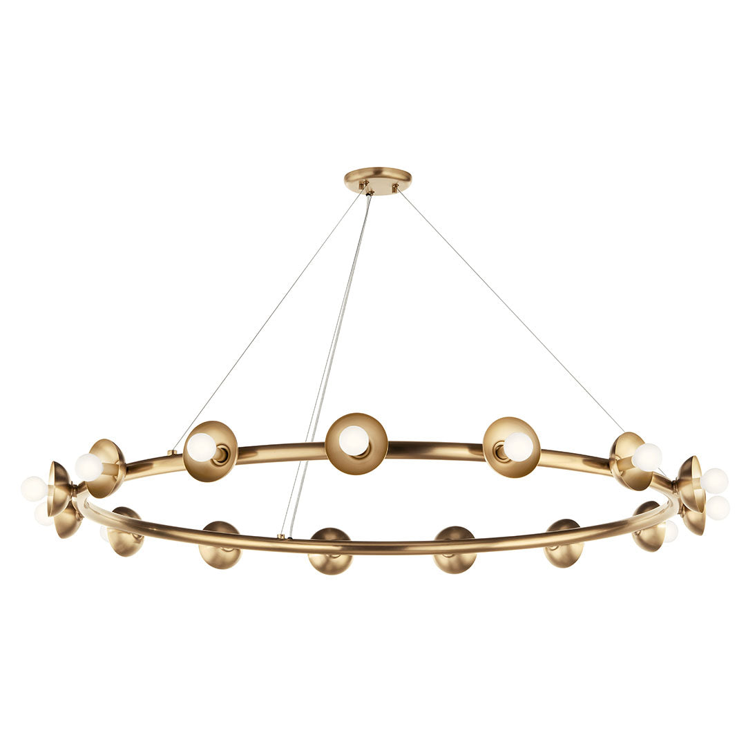 KICHLER, PALTA CHANDELIER, LINEAR LIGHT