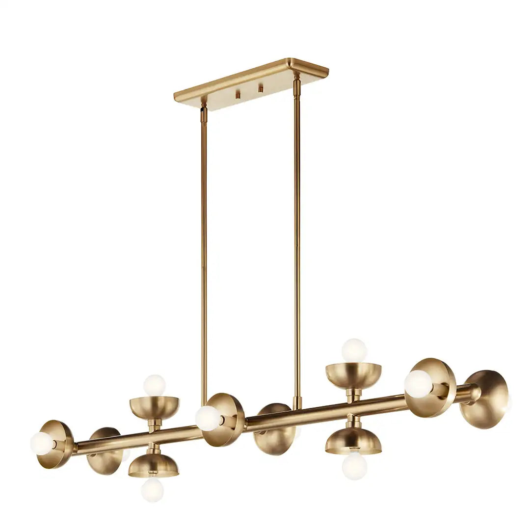 KICHLER, PALTA CHANDELIER, LINEAR LIGHT
