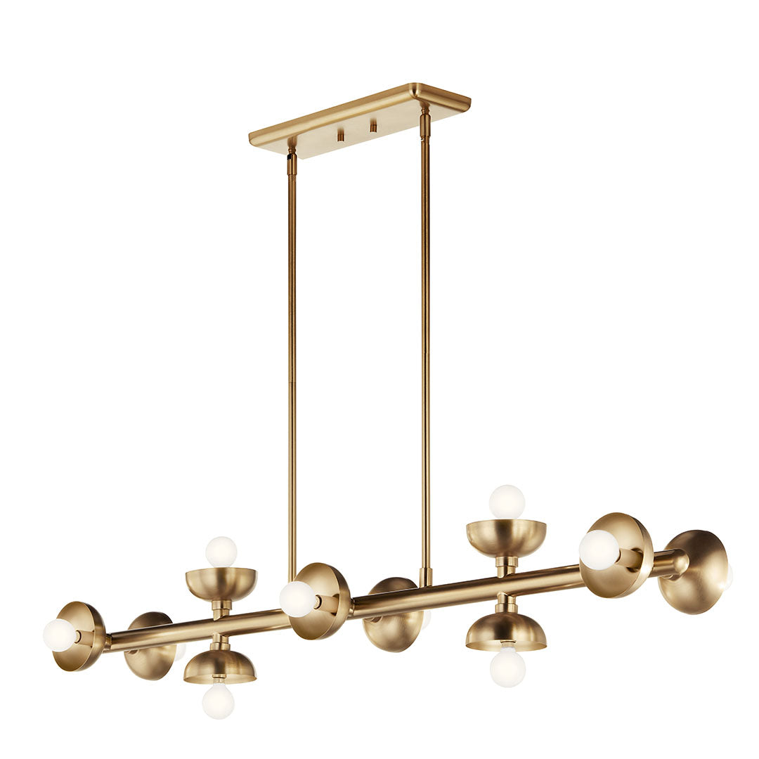 KICHLER, PALTA CHANDELIER, LINEAR LIGHT