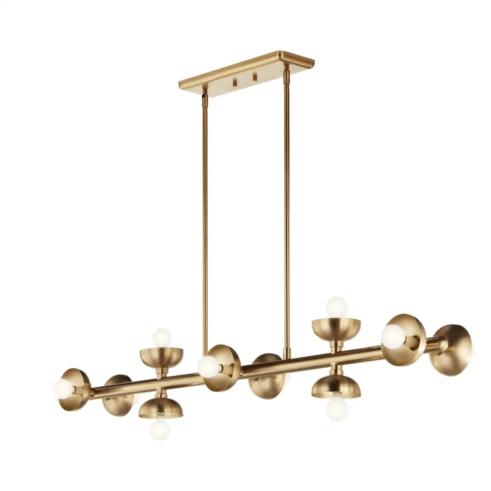 KICHLER, PALTA CHANDELIER, LINEAR LIGHT