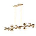 KICHLER, PALTA CHANDELIER, LINEAR LIGHT