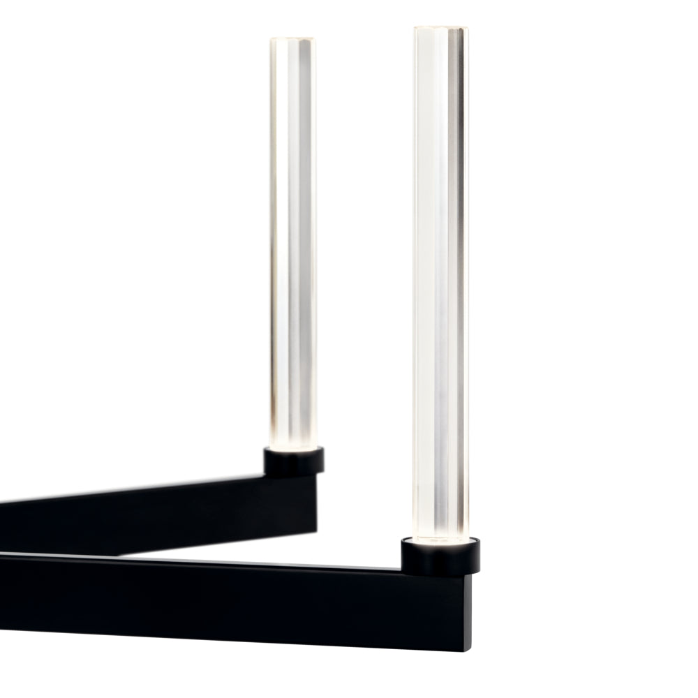 KICHLER, SYCARA CHANDELIER, LINEAR LIGHT