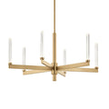 KICHLER, SYCARA CHANDELIER, LINEAR LIGHT