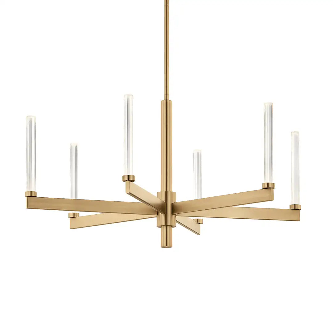 KICHLER, SYCARA CHANDELIER, LINEAR LIGHT