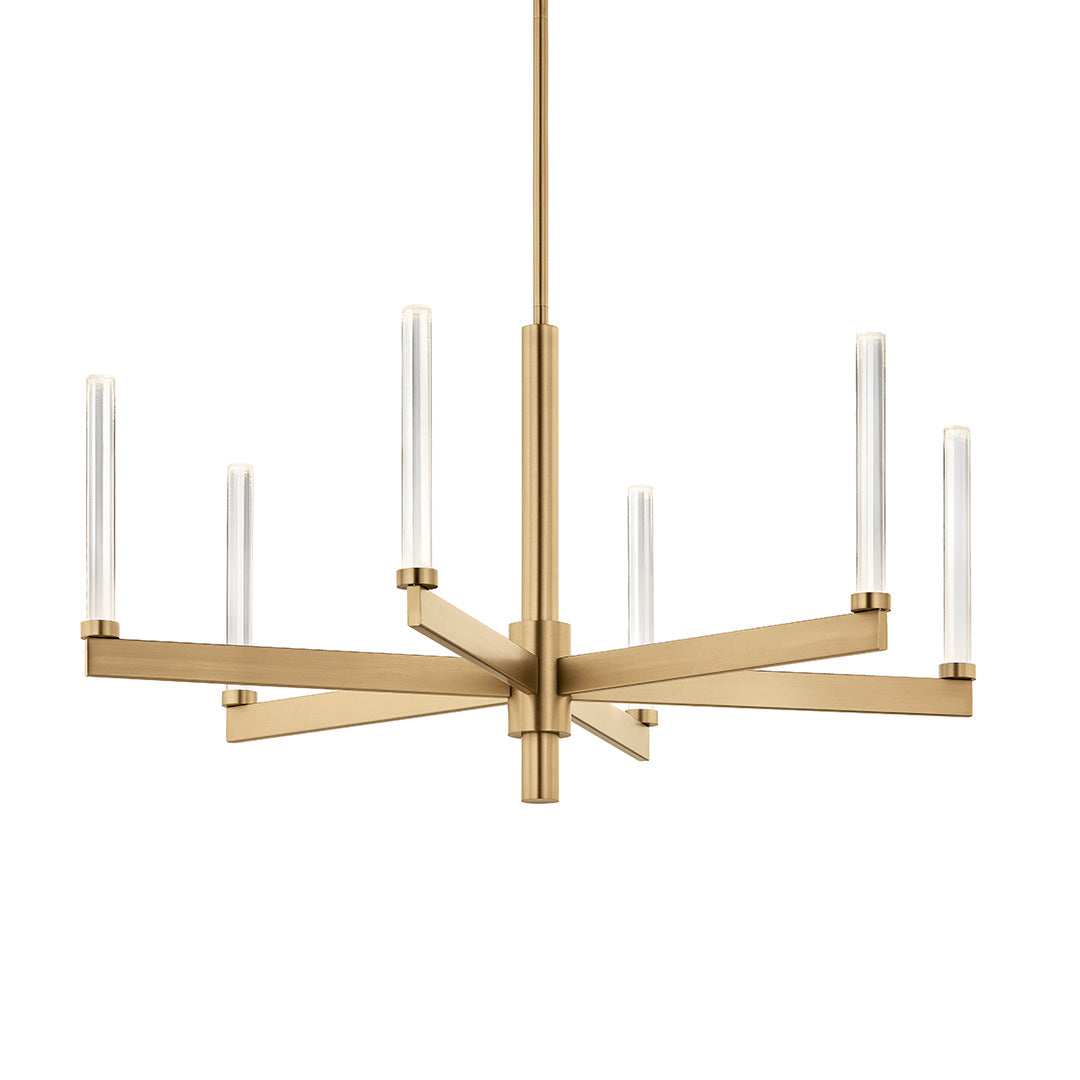 KICHLER, SYCARA CHANDELIER, LINEAR LIGHT