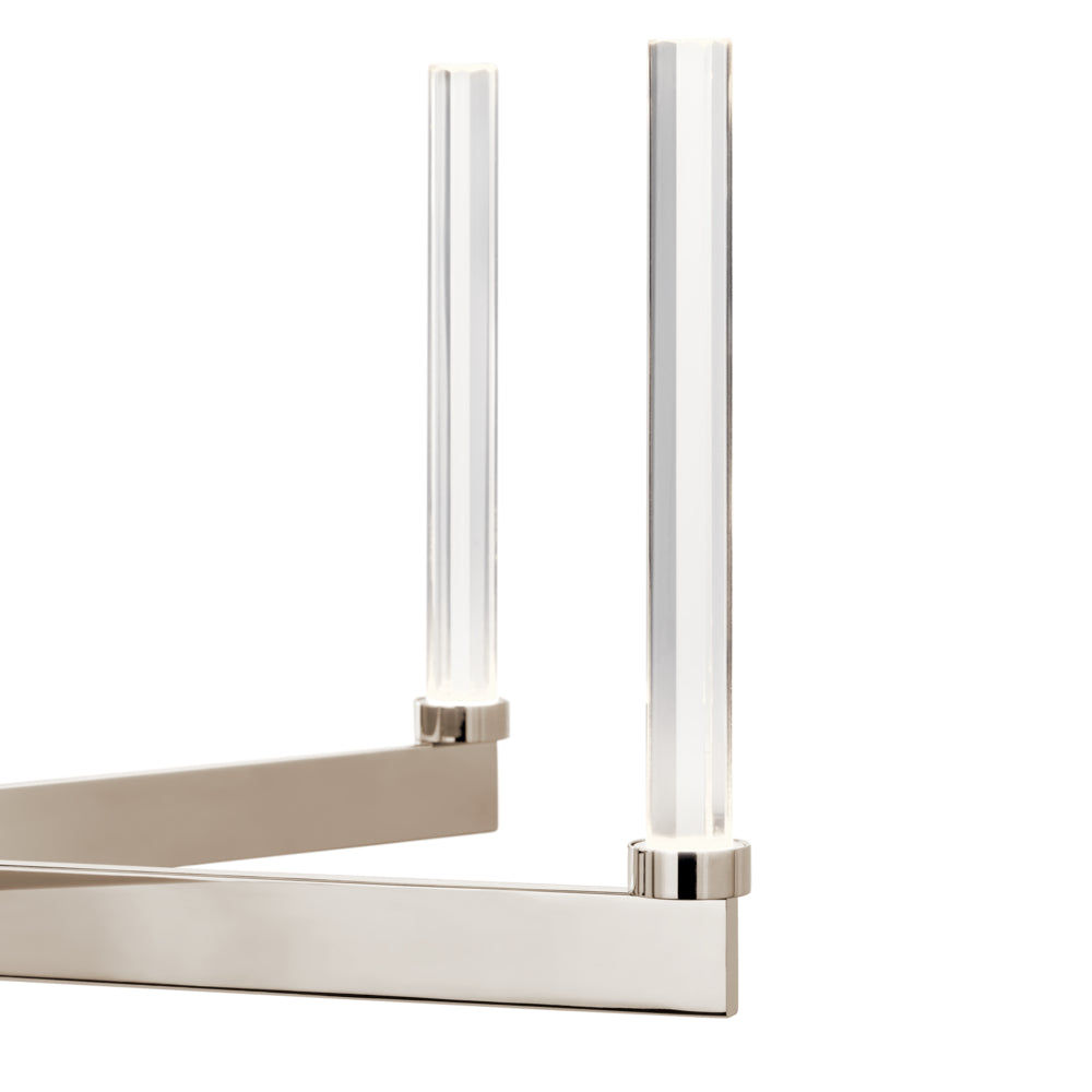 KICHLER, SYCARA CHANDELIER, LINEAR LIGHT