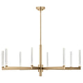 KICHLER, SYCARA CHANDELIER, LINEAR LIGHT