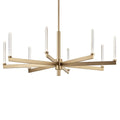 KICHLER, SYCARA CHANDELIER, LINEAR LIGHT