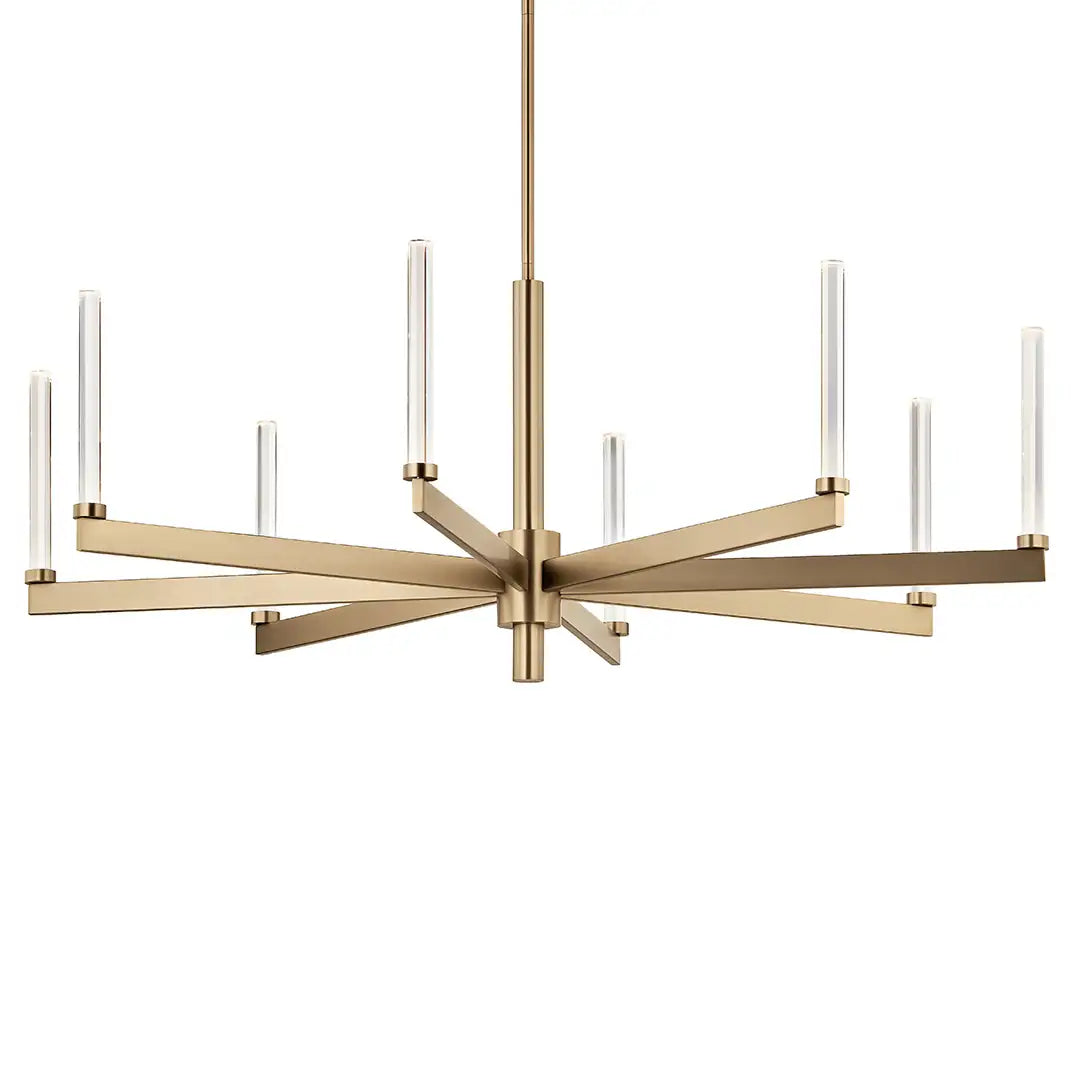 KICHLER, SYCARA CHANDELIER, LINEAR LIGHT