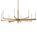 KICHLER, SYCARA CHANDELIER, LINEAR LIGHT