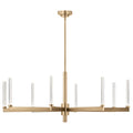 KICHLER, SYCARA CHANDELIER, LINEAR LIGHT