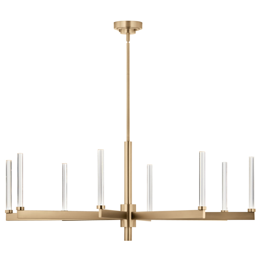KICHLER, SYCARA CHANDELIER, LINEAR LIGHT