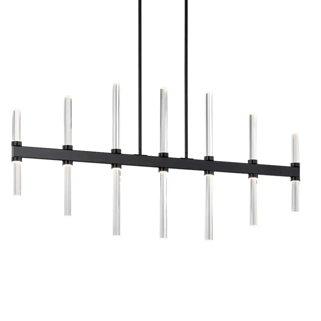 KICHLER, SYCARA CHANDELIER, LINEAR LIGHT