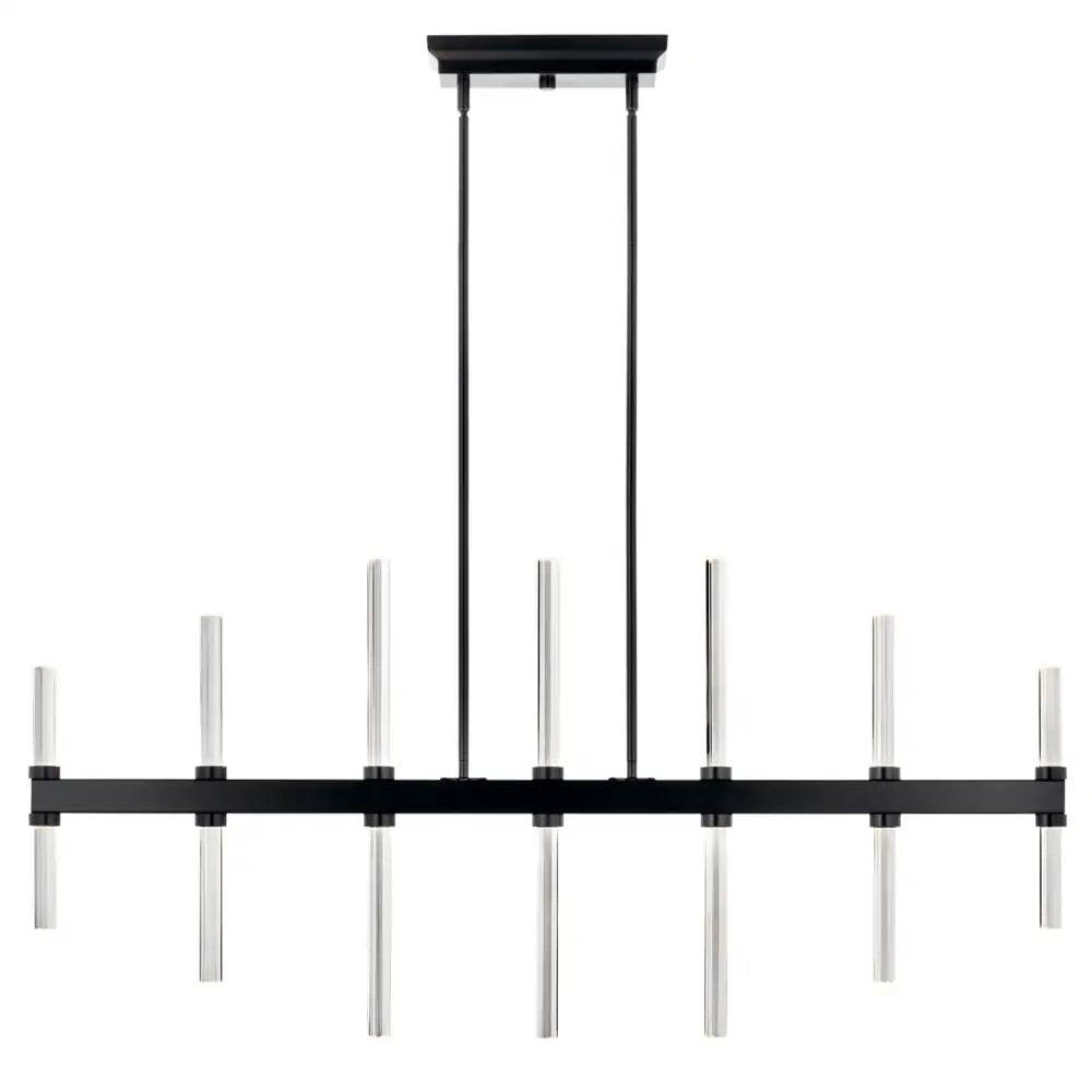KICHLER, SYCARA CHANDELIER, LINEAR LIGHT
