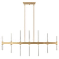 KICHLER, SYCARA CHANDELIER, LINEAR LIGHT