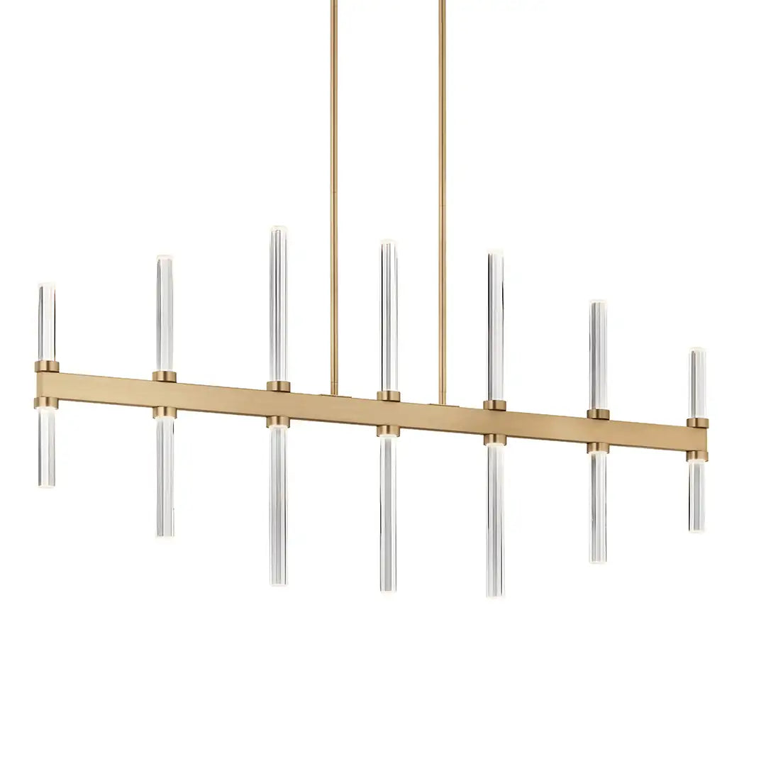 KICHLER, SYCARA CHANDELIER, LINEAR LIGHT
