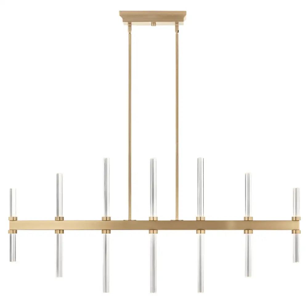 KICHLER, SYCARA CHANDELIER, LINEAR LIGHT
