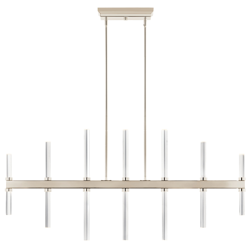 KICHLER, SYCARA CHANDELIER, LINEAR LIGHT