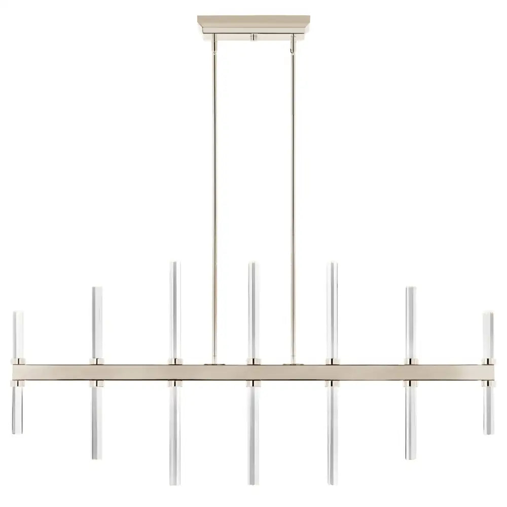 KICHLER, SYCARA CHANDELIER, LINEAR LIGHT