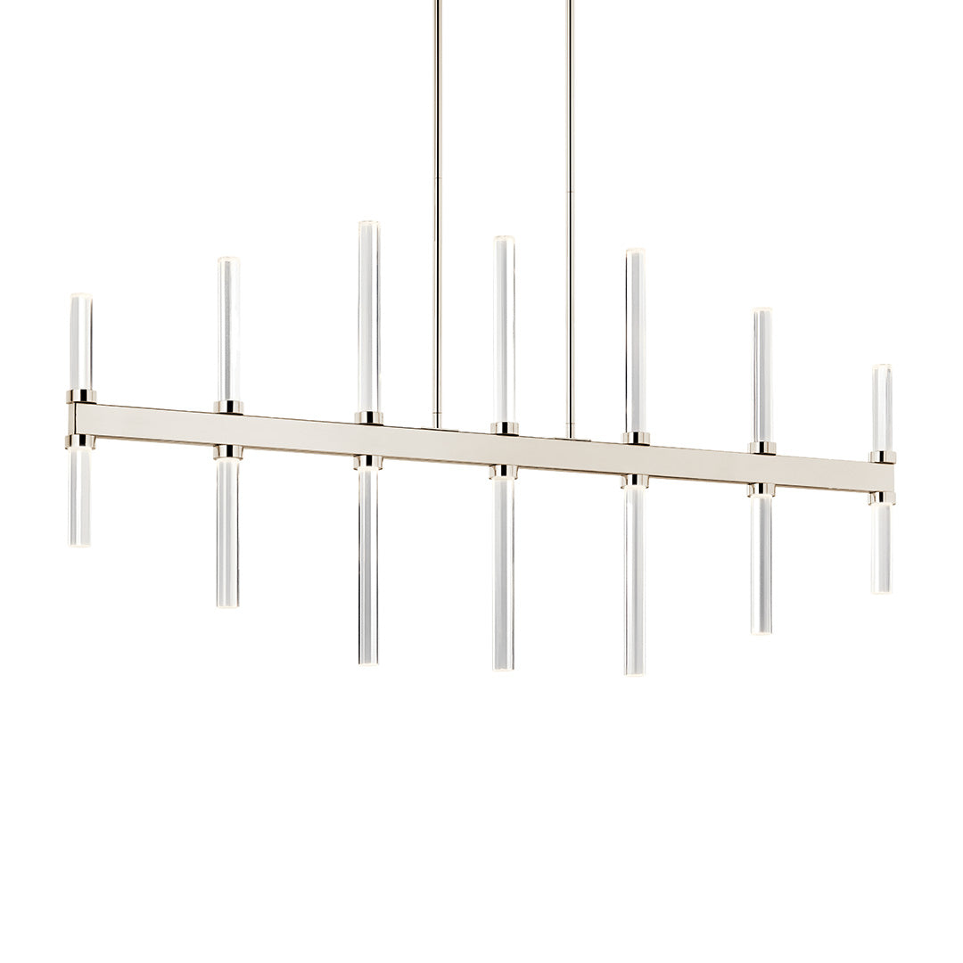 KICHLER, SYCARA CHANDELIER, LINEAR LIGHT