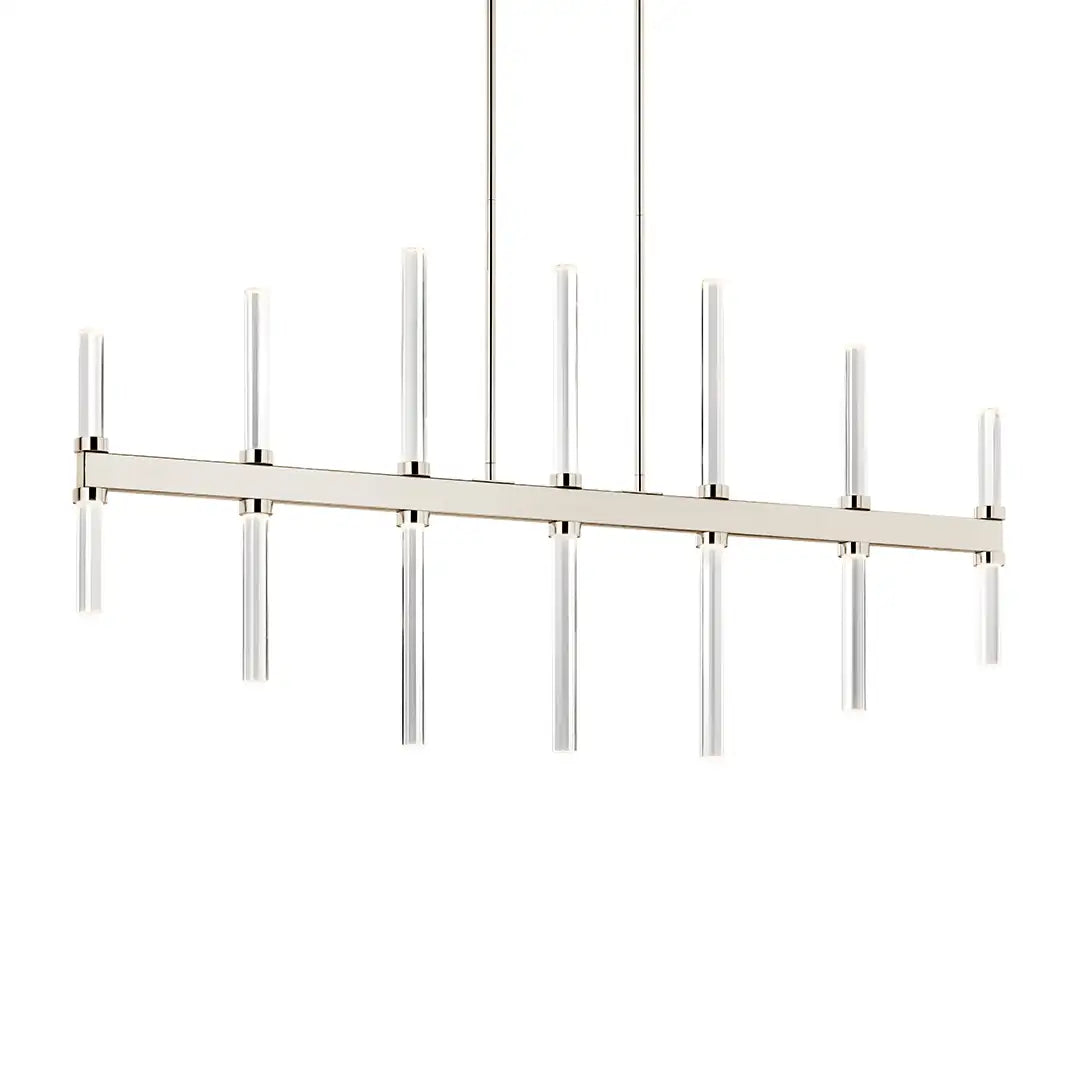 KICHLER, SYCARA CHANDELIER, LINEAR LIGHT