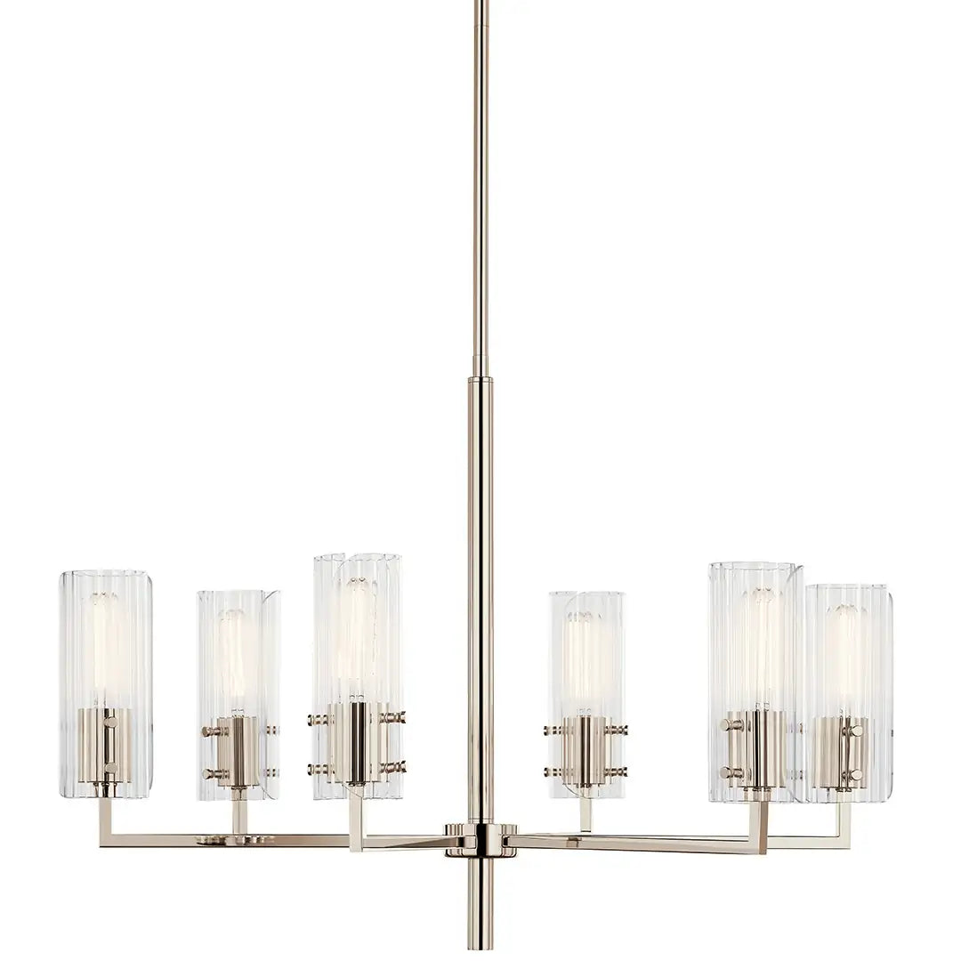 KICHLER, VELESTINO CHANDELIER, LINEAR LIGHT