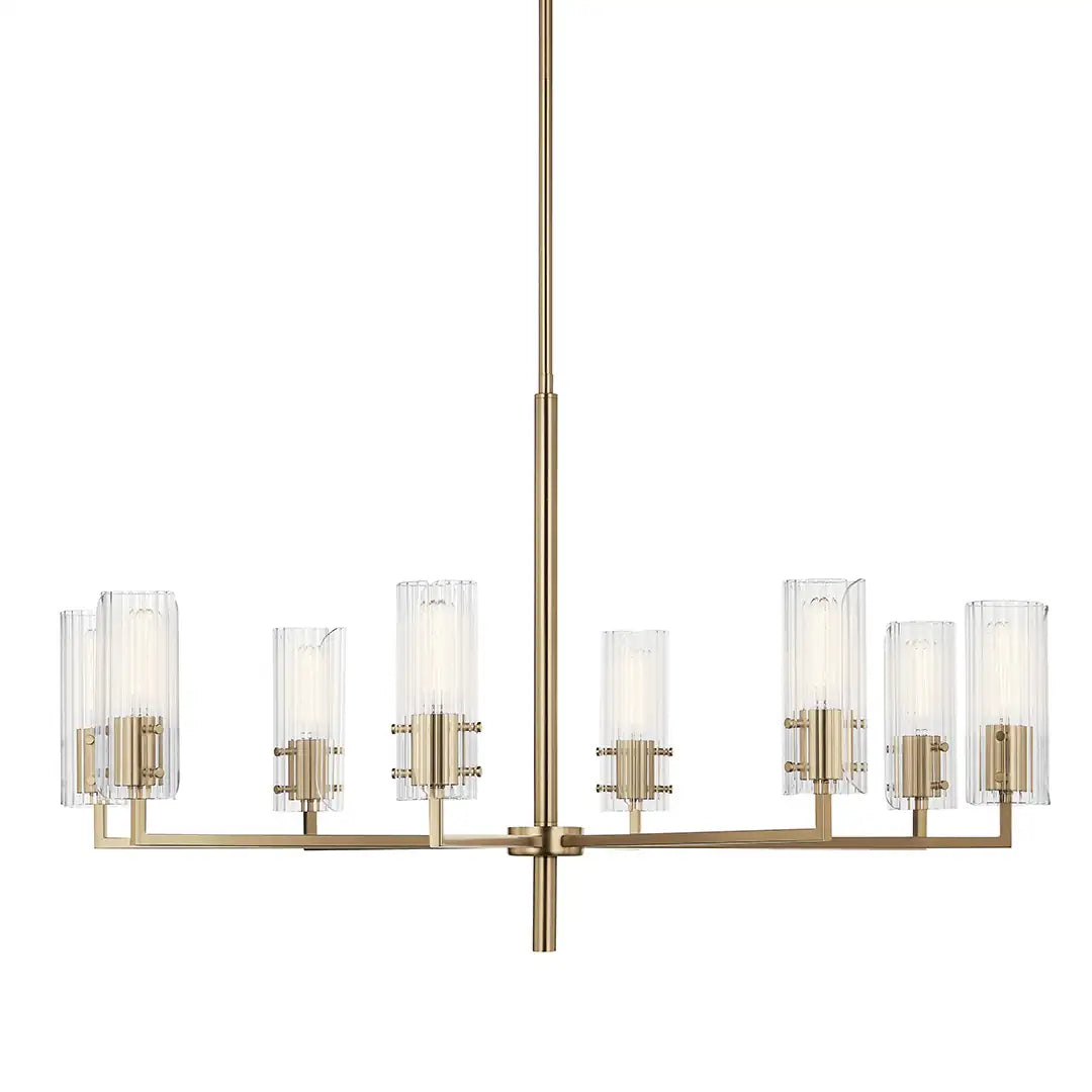 KICHLER, VELESTINO CHANDELIER, LINEAR LIGHT
