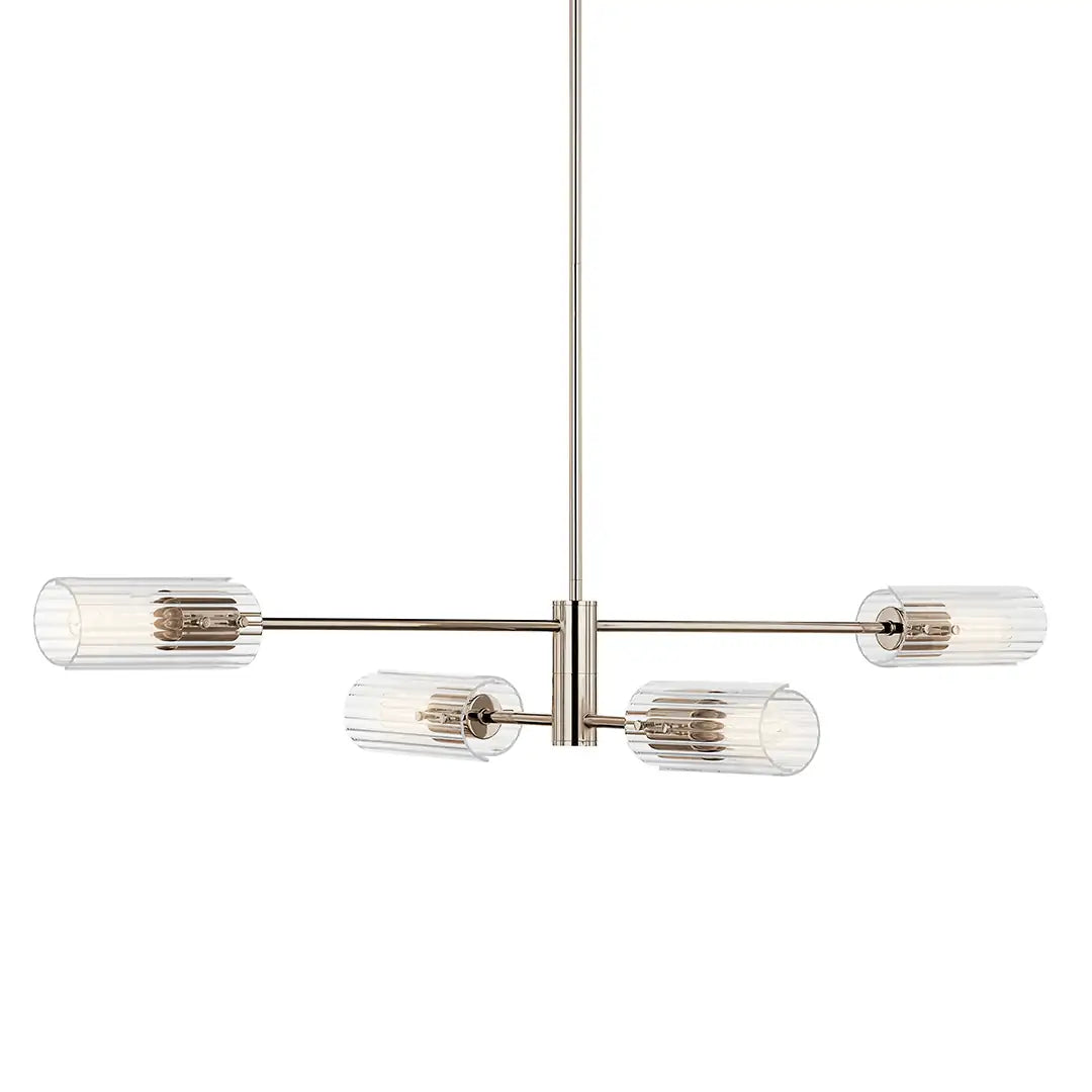 KICHLER, VELESTINO CHANDELIER, LINEAR LIGHT