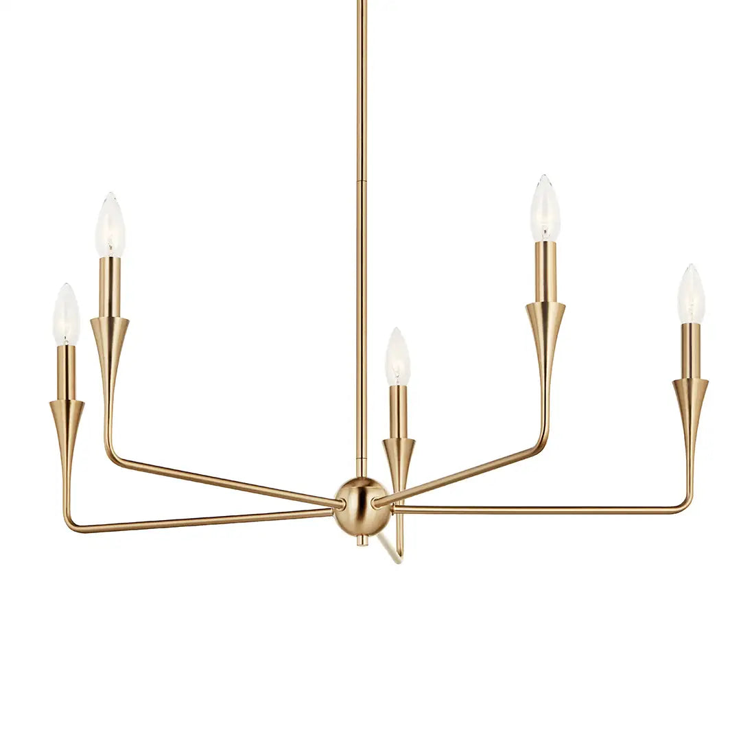 KICHLER, ALVARO CHANDELIER, LINEAR LIGHT