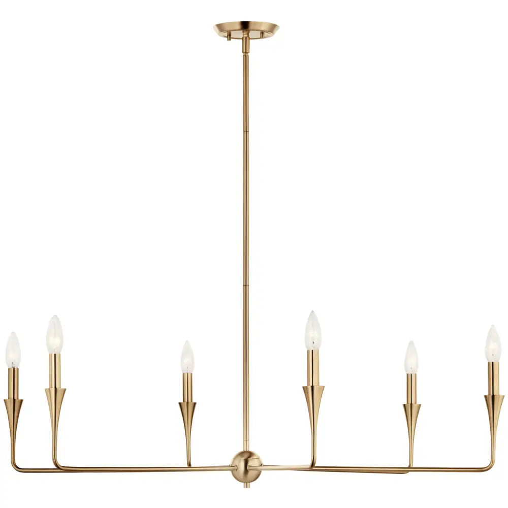 KICHLER, ALVARO CHANDELIER, LINEAR LIGHT