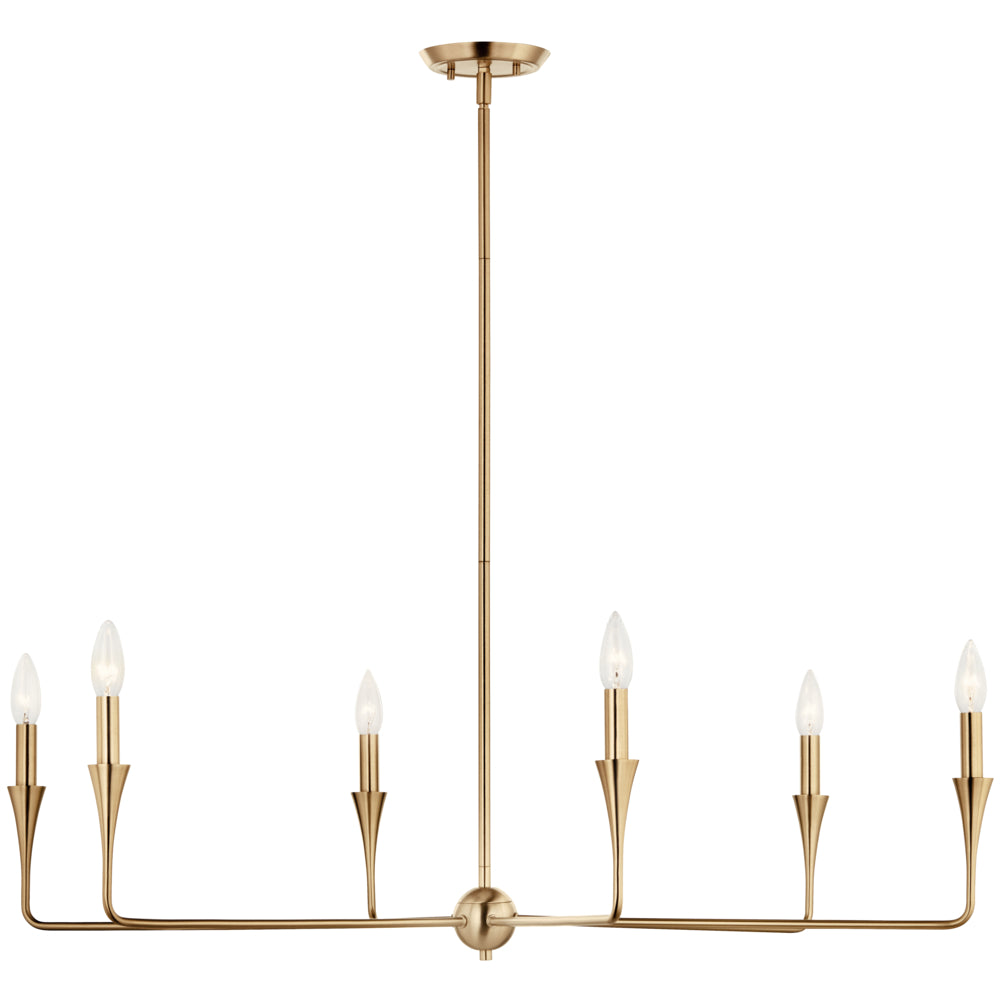 KICHLER, ALVARO CHANDELIER, LINEAR LIGHT