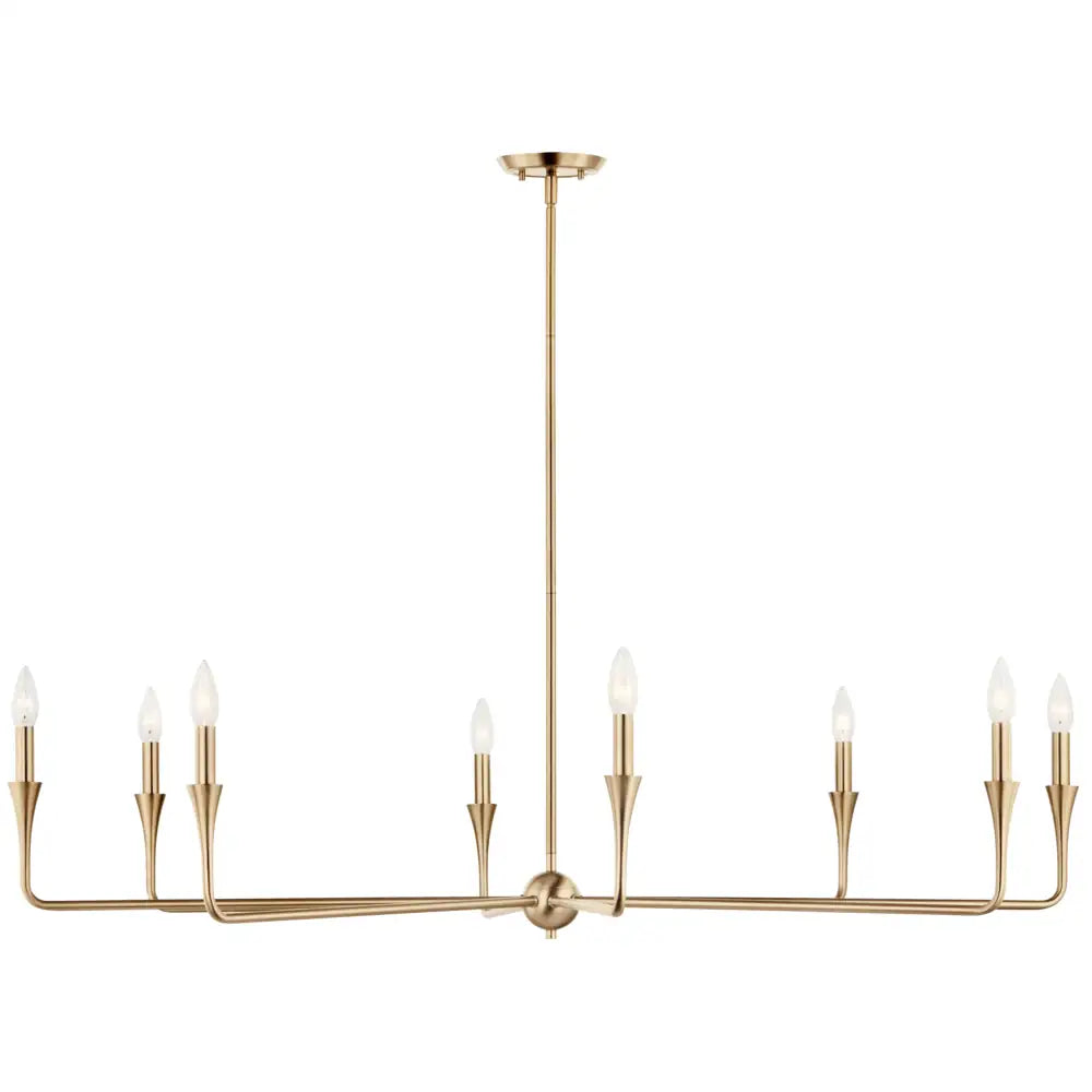 KICHLER, ALVARO CHANDELIER, LINEAR LIGHT