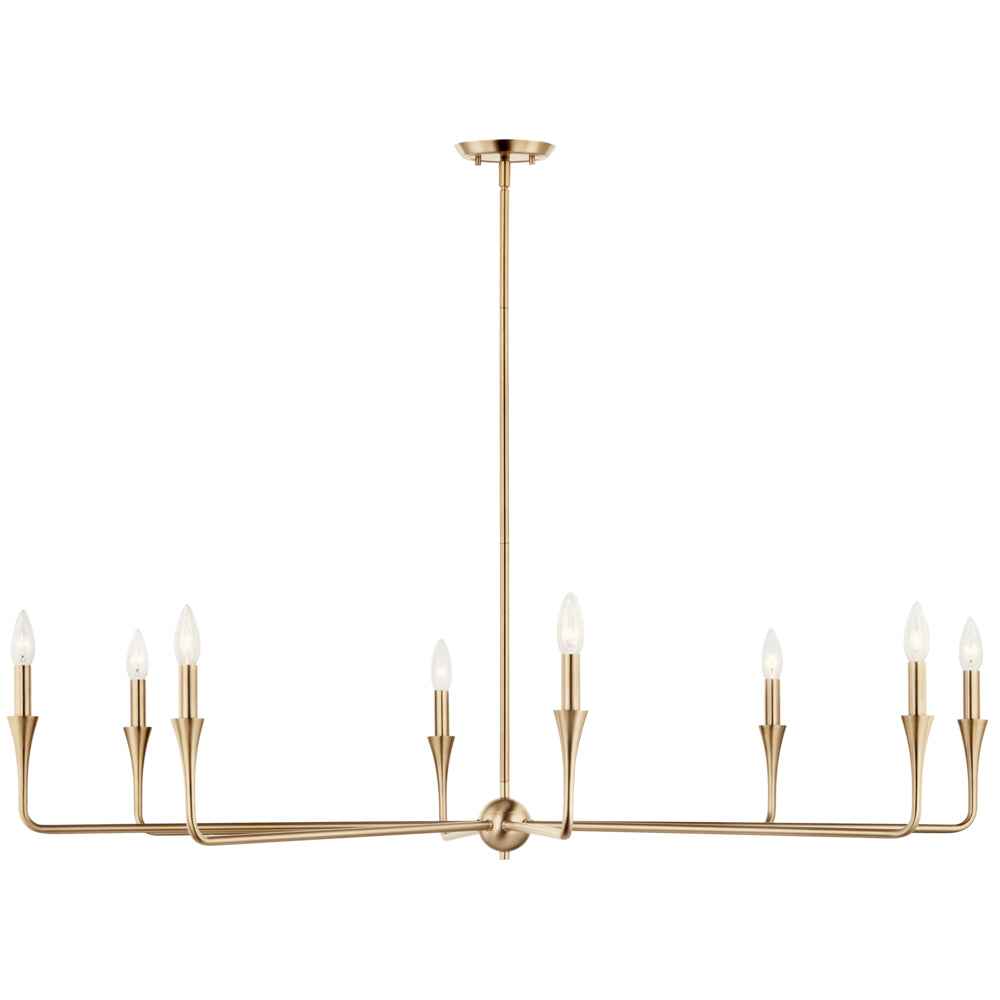 KICHLER, ALVARO CHANDELIER, LINEAR LIGHT
